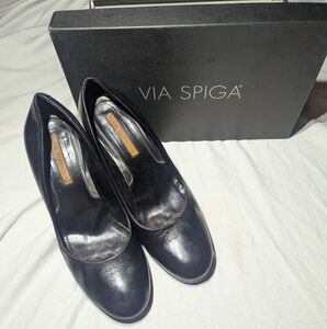 Via Spiga Classic Black Heels